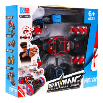 Pojazd kaskaderski dla dzieci 6+ Sterowanie ręką lub pilotem Model 1:16 + Dźwięki Światła